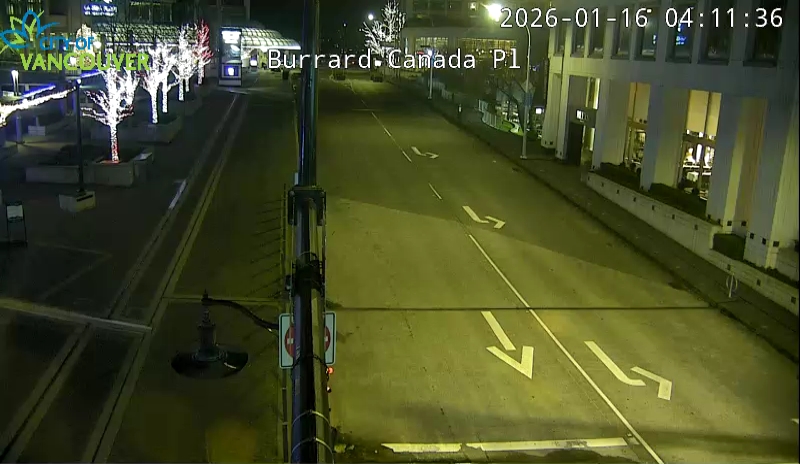 Burrard St & Canada Place - East