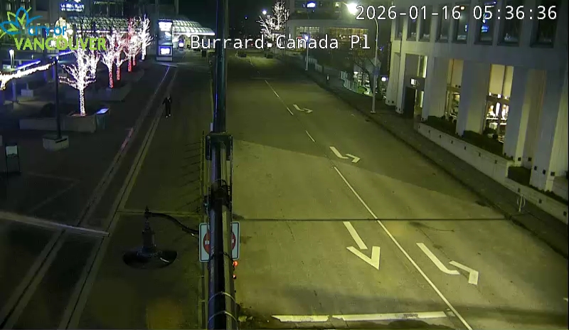 Burrard St & Canada Place - East