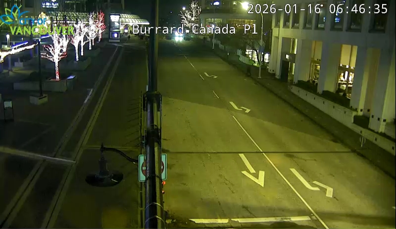 Burrard St & Canada Place - East