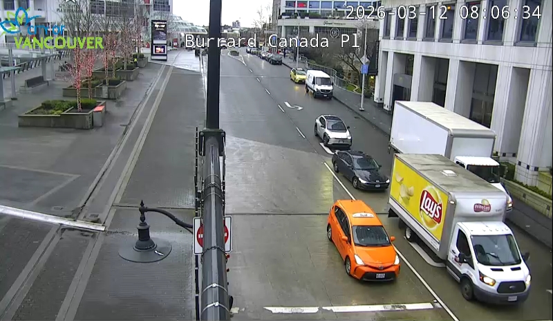 Burrard St & Canada Place - East