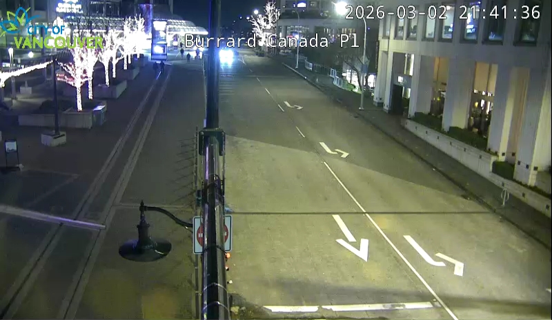 Burrard St & Canada Place - East