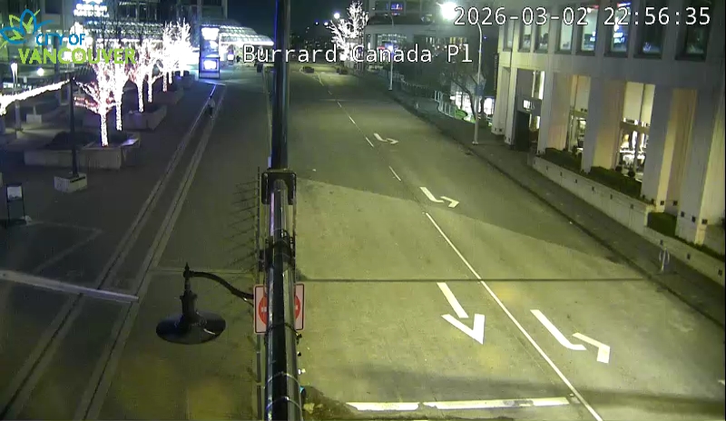 Burrard St & Canada Place - East