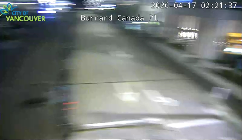 Burrard St & Canada Place - East