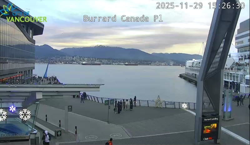 Burrard St & Canada Place - North