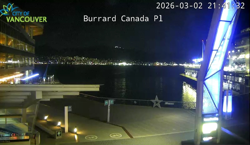 Burrard St & Canada Place - North