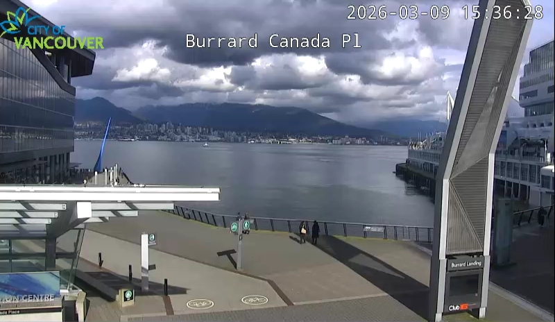 Burrard St & Canada Place - North