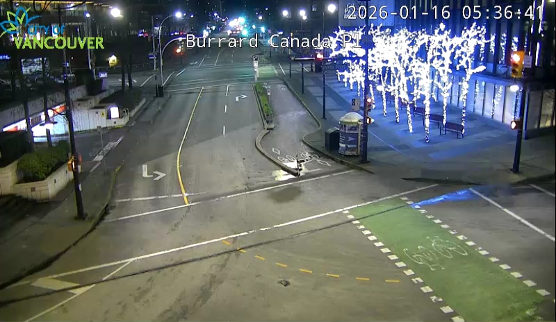 Burrard St & Canada Place - South