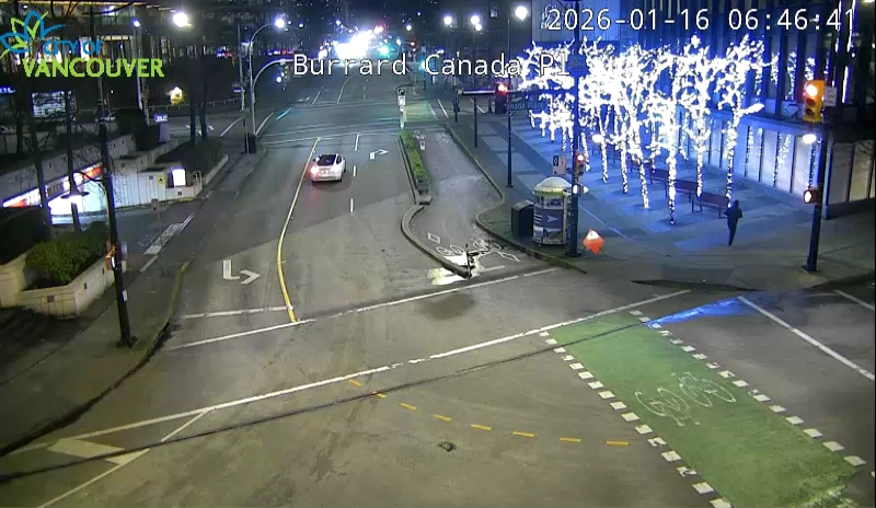 Burrard St & Canada Place - South