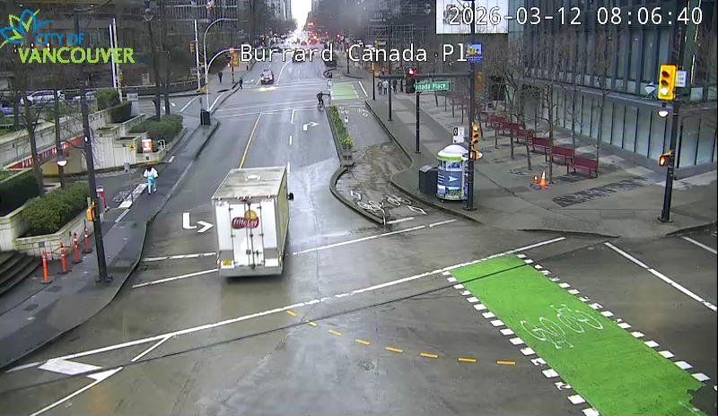 Burrard St & Canada Place - South