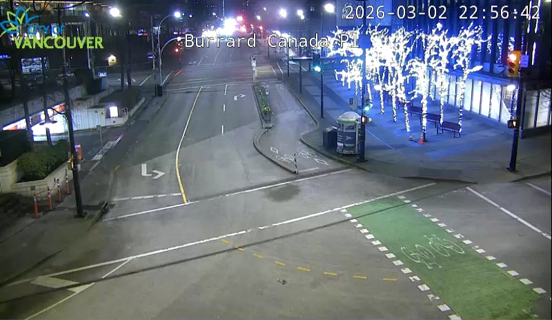 Burrard St & Canada Place - South