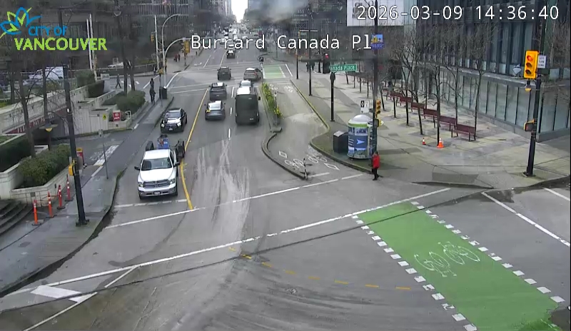 Burrard St & Canada Place - South