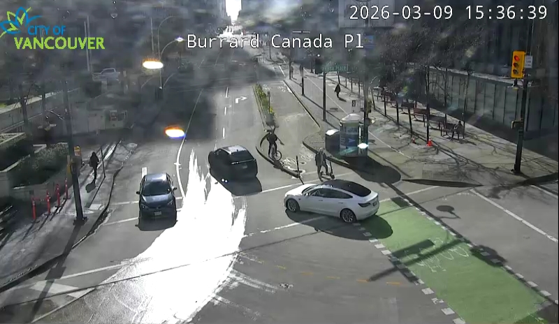 Burrard St & Canada Place - South