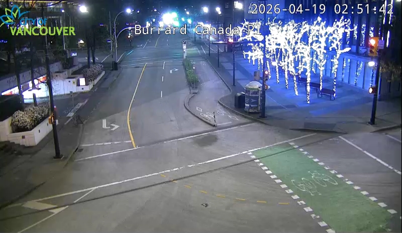 Burrard St & Canada Place - South