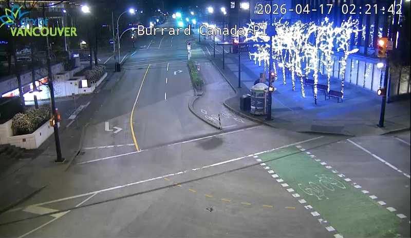 Burrard St & Canada Place - South