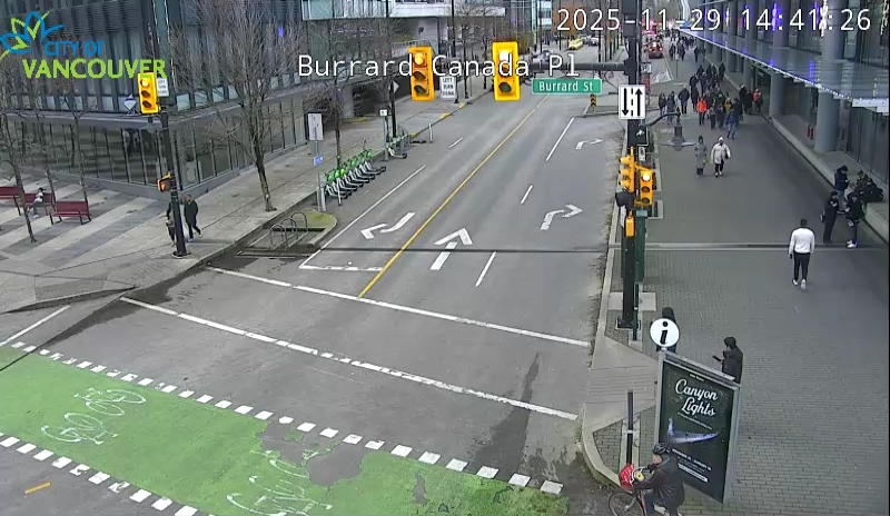 Burrard St & Canada Place - West