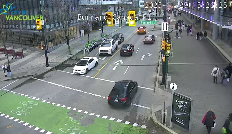 Burrard St & Canada Place - West