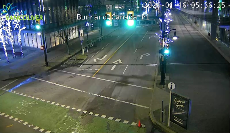 Burrard St & Canada Place - West