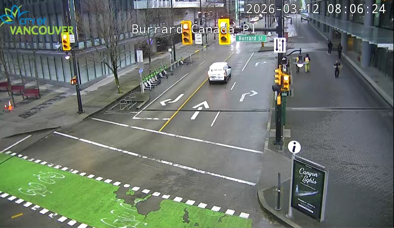 Burrard St & Canada Place - West