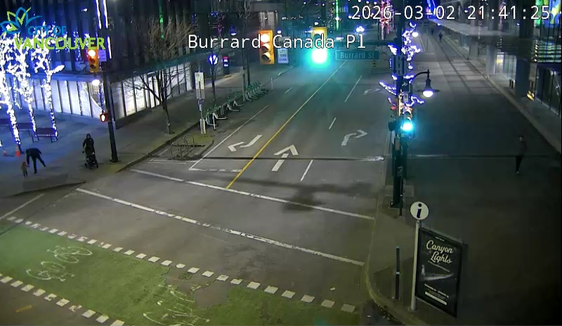 Burrard St & Canada Place - West