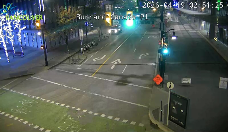 Burrard St & Canada Place - West