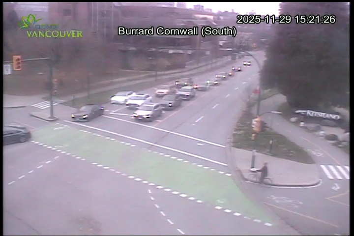 Burrard Bridge - West approach