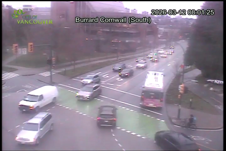 Burrard Bridge - West approach