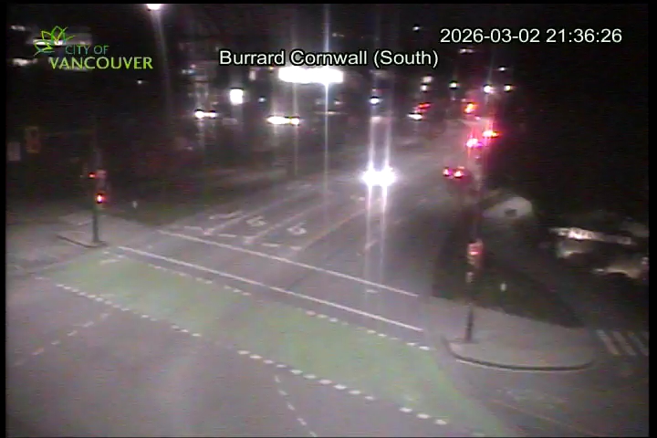 Burrard Bridge - West approach