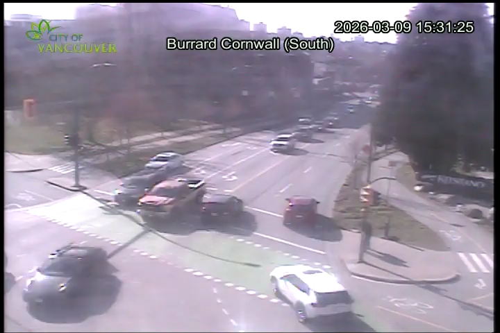 Burrard Bridge - West approach