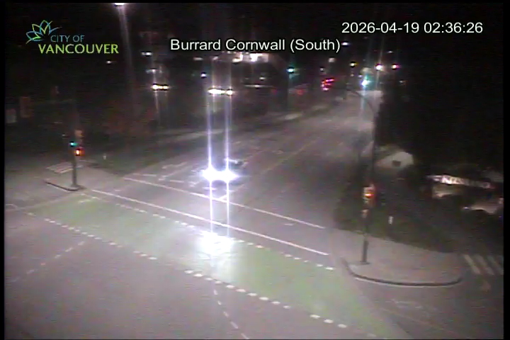 Burrard Bridge - West approach