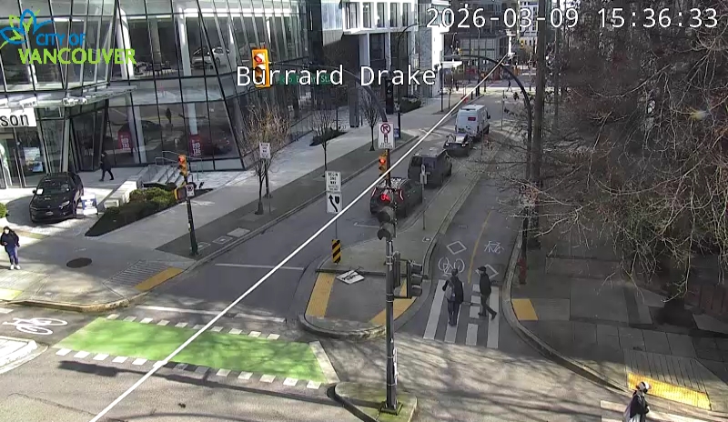 Burrard St & Drake St - E