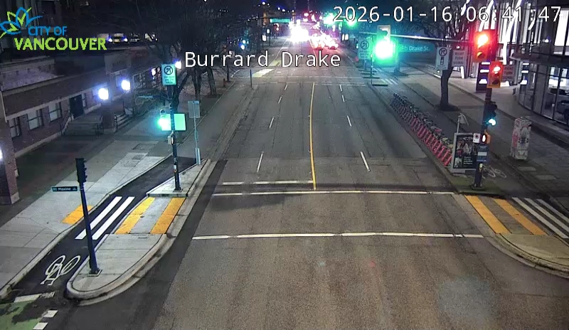 Burrard St & Drake St - N