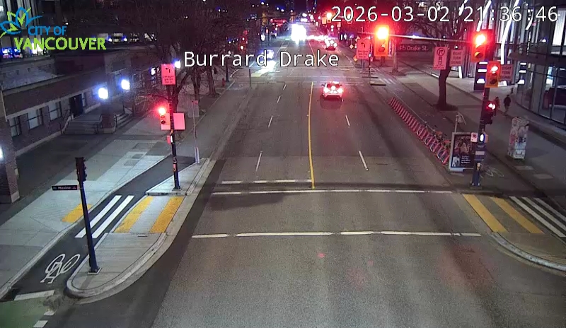 Burrard St & Drake St - N