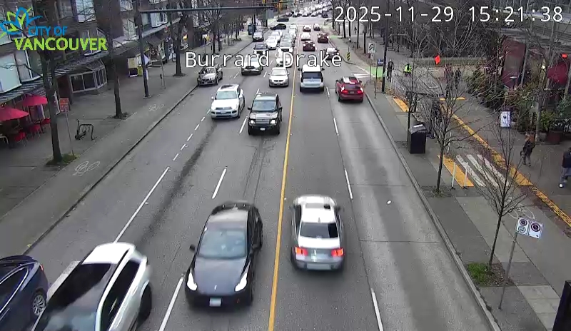 Burrard St & Drake St - S