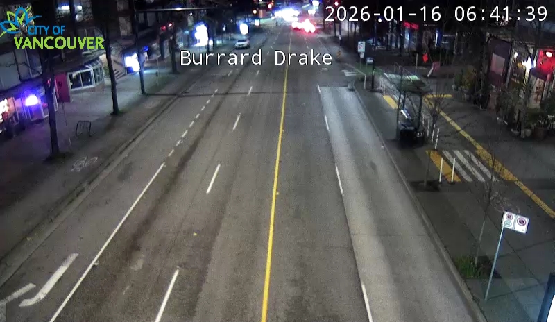 Burrard St & Drake St - S