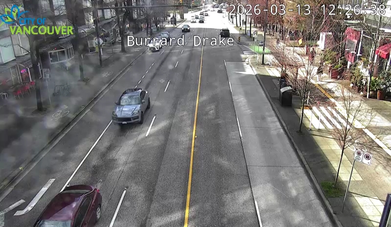 Burrard St & Drake St - S