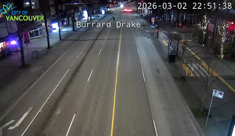 Burrard St & Drake St - S