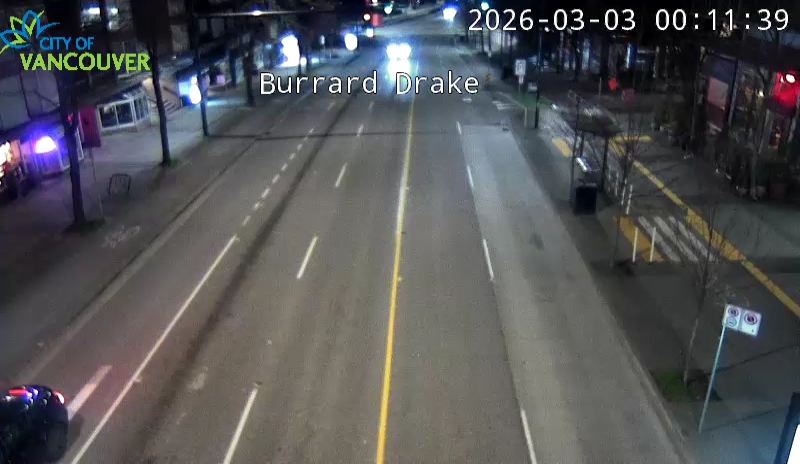 Burrard St & Drake St - S