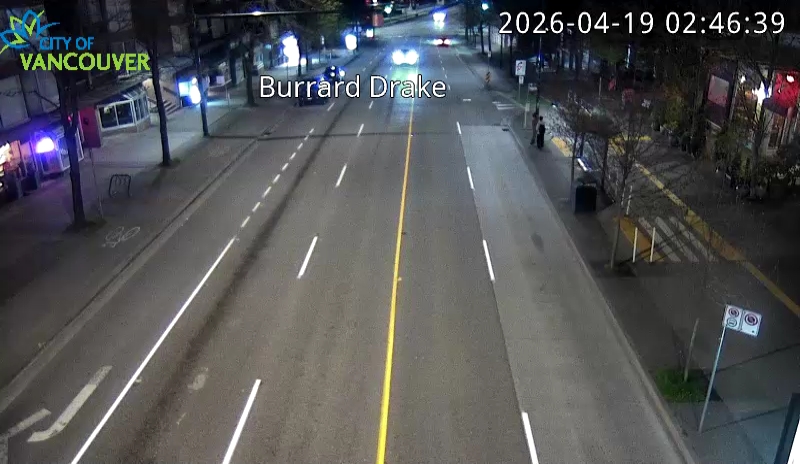 Burrard St & Drake St - S