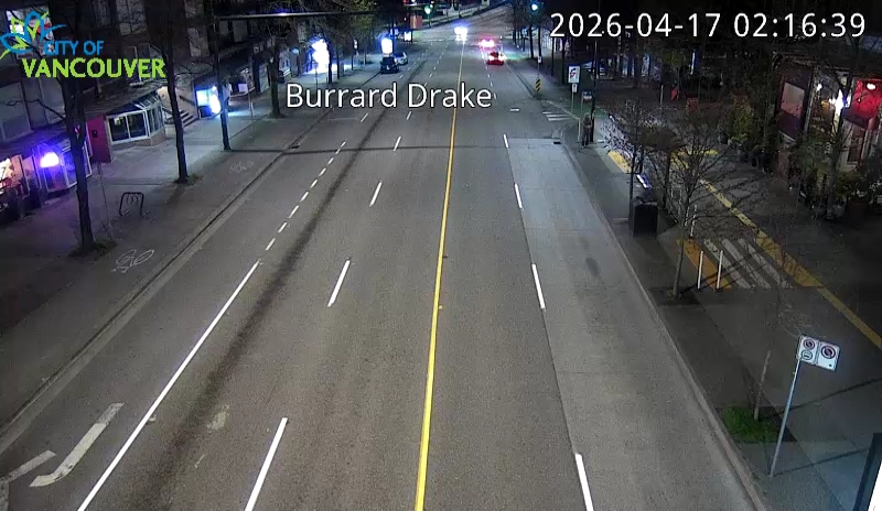 Burrard St & Drake St - S