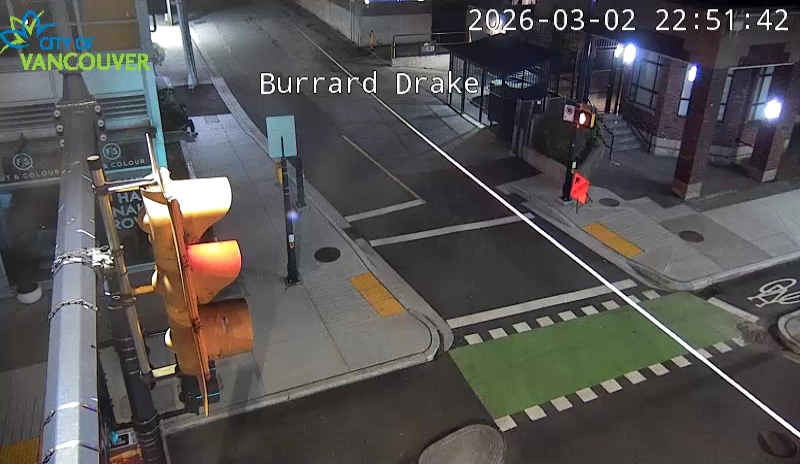 Burrard St & Drake St - W