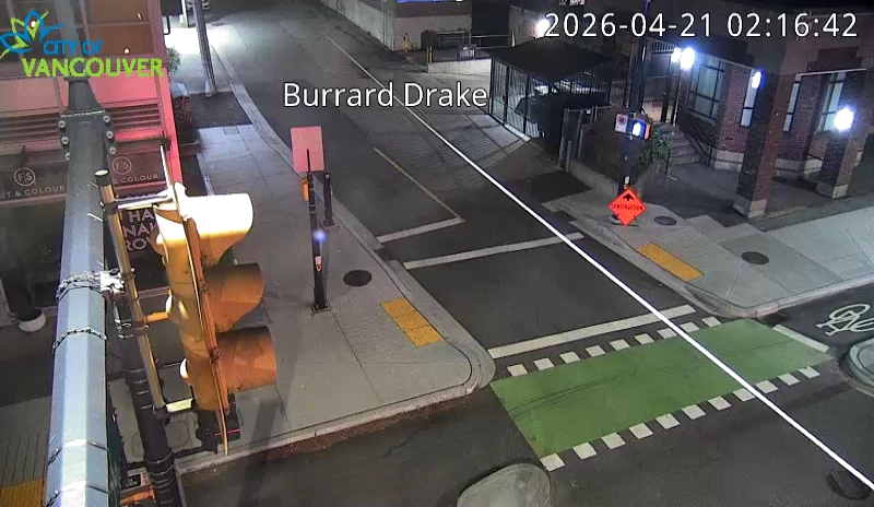 Burrard St & Drake St - W