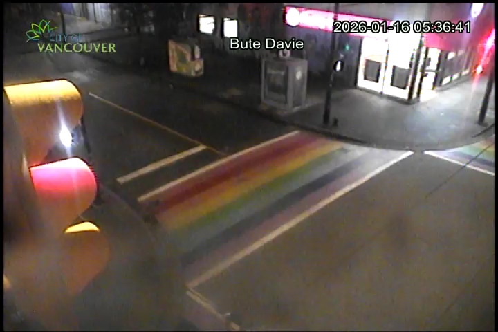 Bute St & Davie St - N