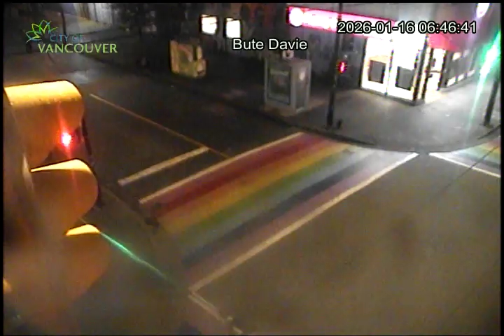 Bute St & Davie St - N