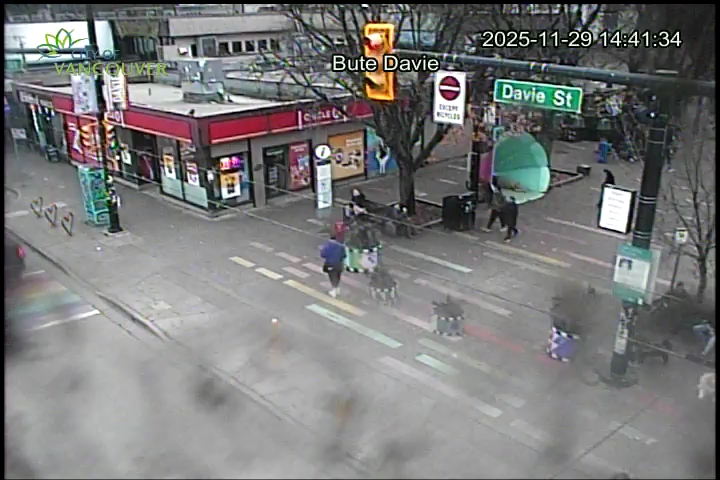 Bute St and Davie St - S