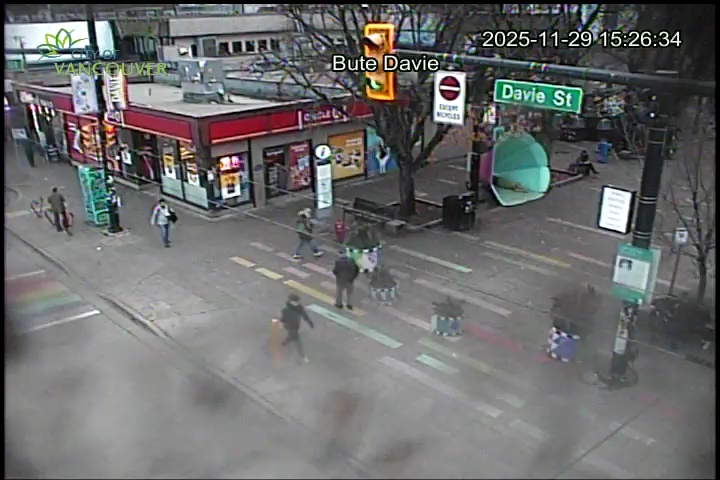 Bute St and Davie St - S