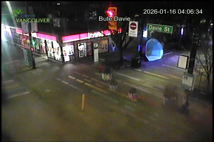 Bute St and Davie St - S