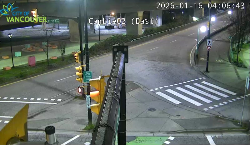 Cambie St & W 2nd Ave - East/North