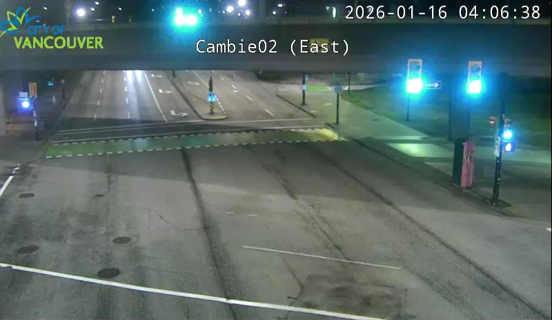 Cambie St & W 2nd Ave - East/West