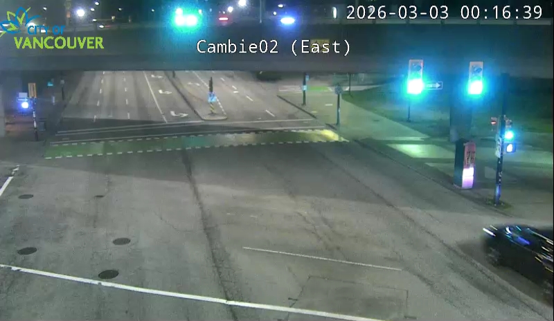 Cambie St & W 2nd Ave - East/West