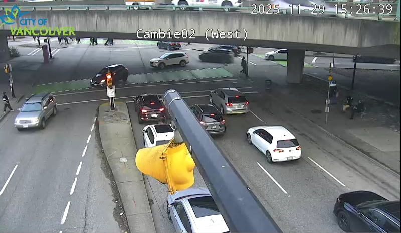 Cambie St & W 2nd Ave - West/East